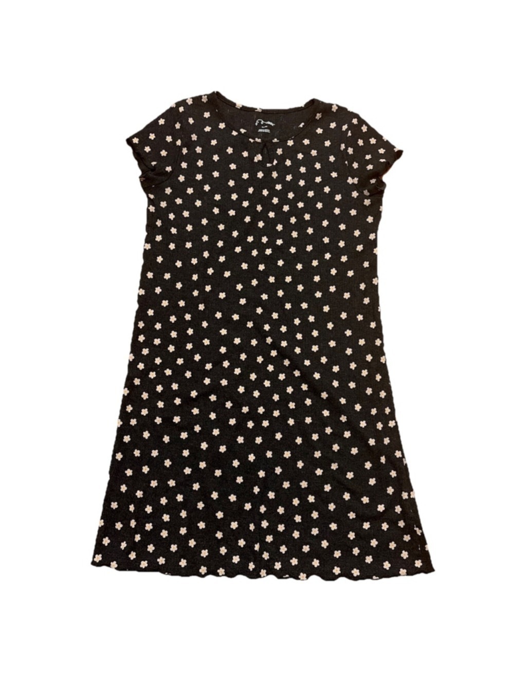 Art Class Girls Dress XL 14 Daisies Scalloped Edge